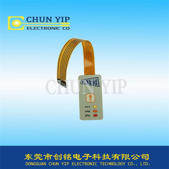 FPC帶LED型薄膜開關