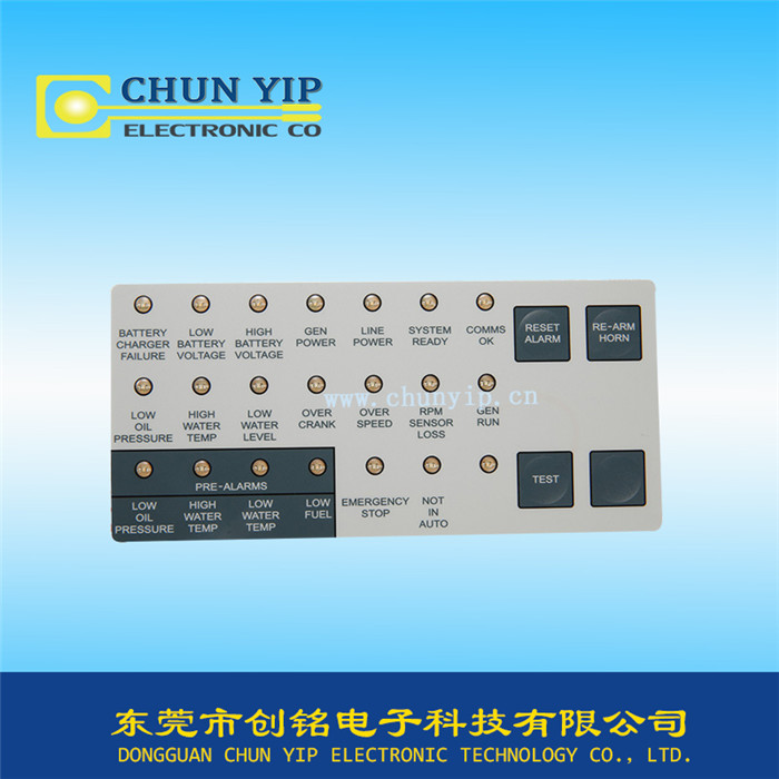 LED指示燈薄膜開關