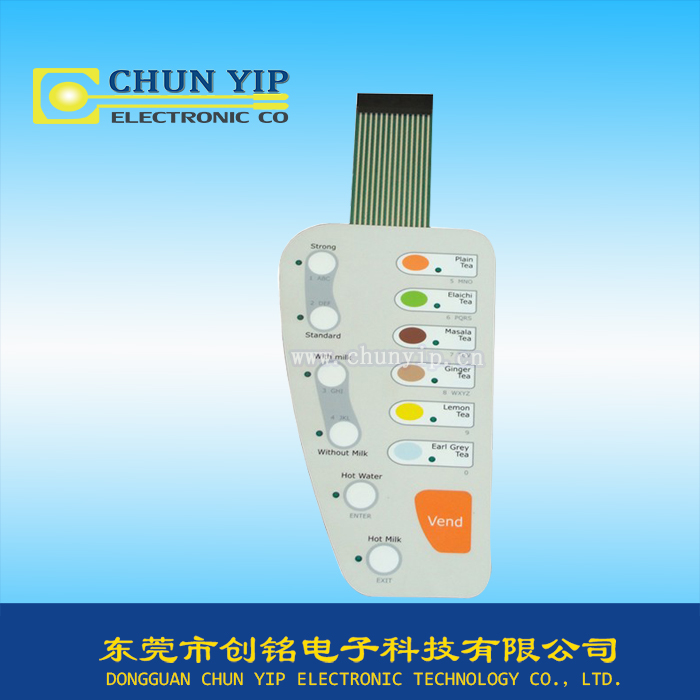 智能控制類型led薄膜開關